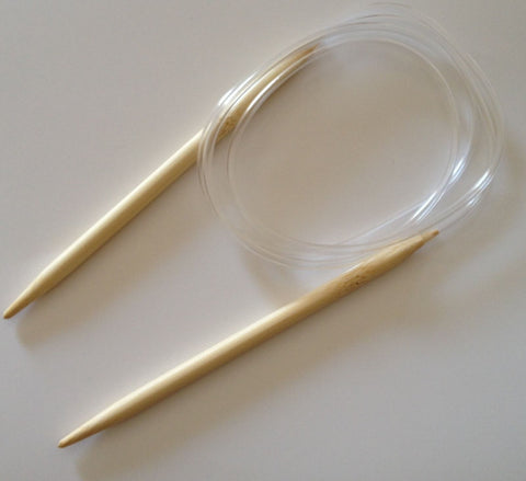 US Size 7 Bamboo Circular Knitting Needles. Various Lengths
