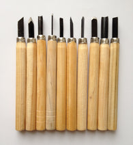 New! 10 pcs Wood Carving Knife Tool Set Craft Woodworking Chisel Hand Tool Tools