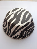 50 count Zebra striped cupcake Liners