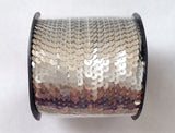 New! Silver Sequins 100 yard Roll Spool String 6mm Sewing Tools Fabric Tools Supplies Trim