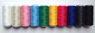 New 10 pcs 100% polyester sewing thread 200 yards each Spool White Black Red Yellow Green Pink White Beige