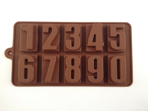 Number Cake Chocolate Silicone Mold -Unbranded