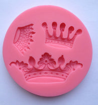 Crown King Queen Princess Prince Soft Silicone Mold-Unbranded