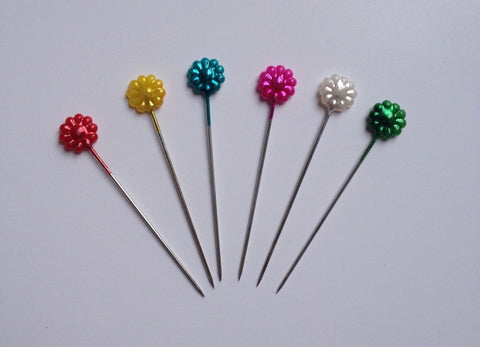 150 pcs Multi Color Head Dressmaking Pin Decorating Sewing Scarf flowe –  Sweet Crafty Tools