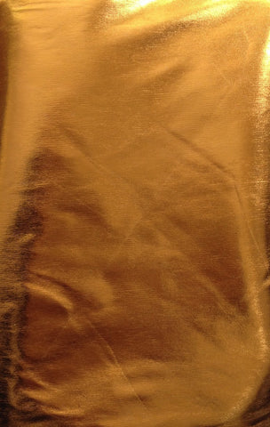 New! 2 yards shiny Copper  Spandex with lining Pattern Sewing High Quality Dressmaking