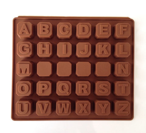 New Alphabet Blocks Cake Chocolate Silicone Mold -Unbranded