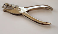 New Silver Paper Round Hole Puncher Circle Holes Hand Punch Plier Tool Office Scrapbooking Cardmaking Handheld