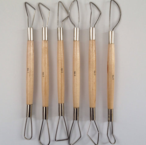 6 pcs 12 Tools Clay Sculpting Set Carving Tool for Pottery – Sweet