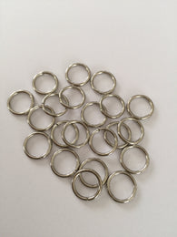 New! 100 pcs Silver Tone Open Jump Rings 12mm Jewelry Findings Making 68S Jewelry Making Tools Supplies Hardware Findings