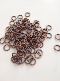 New! 1000 pcs 6mm Copper Antique Open Loop Jump Rings Jewelry