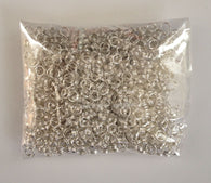 New! 1000 pcs Silver Plated Split Open Double Loop Jump Rings 4mm Jewelry #35 Findings Necklace Supplies Tools Craft Making Hardware