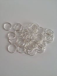 New! 400 pcs Silver Plated Open Jump Rings 8mm Jewelry #37S Making Earring Findings Necklace Supplies Tools Craft Making Hardware
