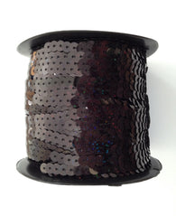 New! Black Sequins 100 yard Roll Spool String 6mm Sewing Tools Fabric Tools Supplies Trim