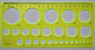 New Circle Stencil Set Drafting Painting Art Supplies Drawing Template Geometric Ruler Quilling