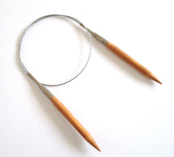 16" Bamboo steel circular knitting needles needle (Choose Size)